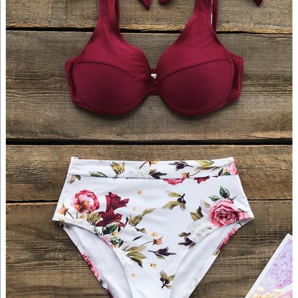 Cupshe high waisted bikini new with tags